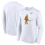 West Virginia Nike Legend Alt Logo Long Sleeve Tee